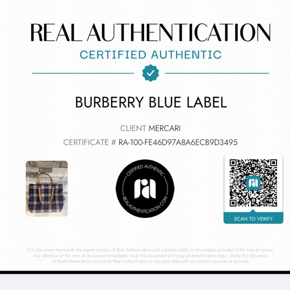 Burberry nova check navy blue tote bag - Picture 2 of 13